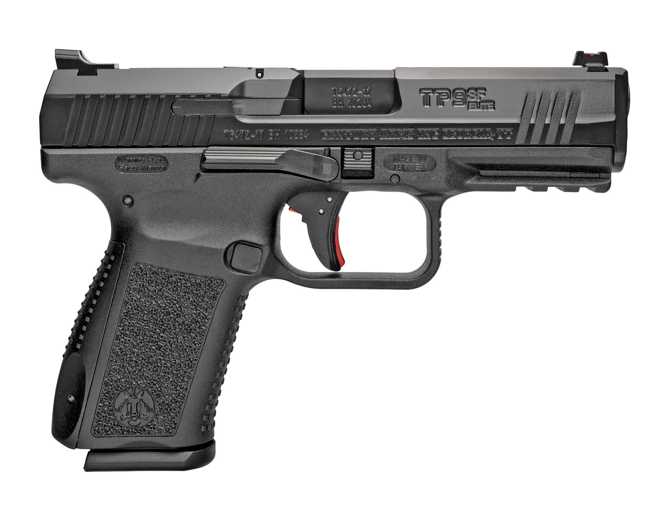 CANIK TP9SF Elite 9mm 4.2" 15rd Pistol - Black