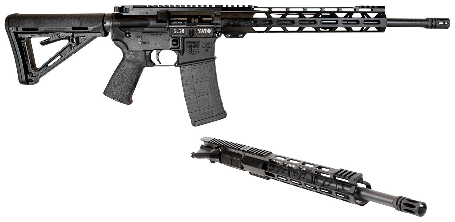DIAMONDBACK FIREARMS DB15 Combo 5.56 NATO / 300 BLK 16" 30rd Semi-Auto AR15 Rifle - Black