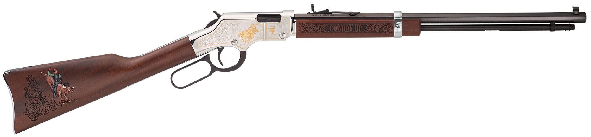 HENRY Golden Boy American Rodeo Tribute 22LR 20" 16rd Lever Action Rifle w/ Octagon Barrel