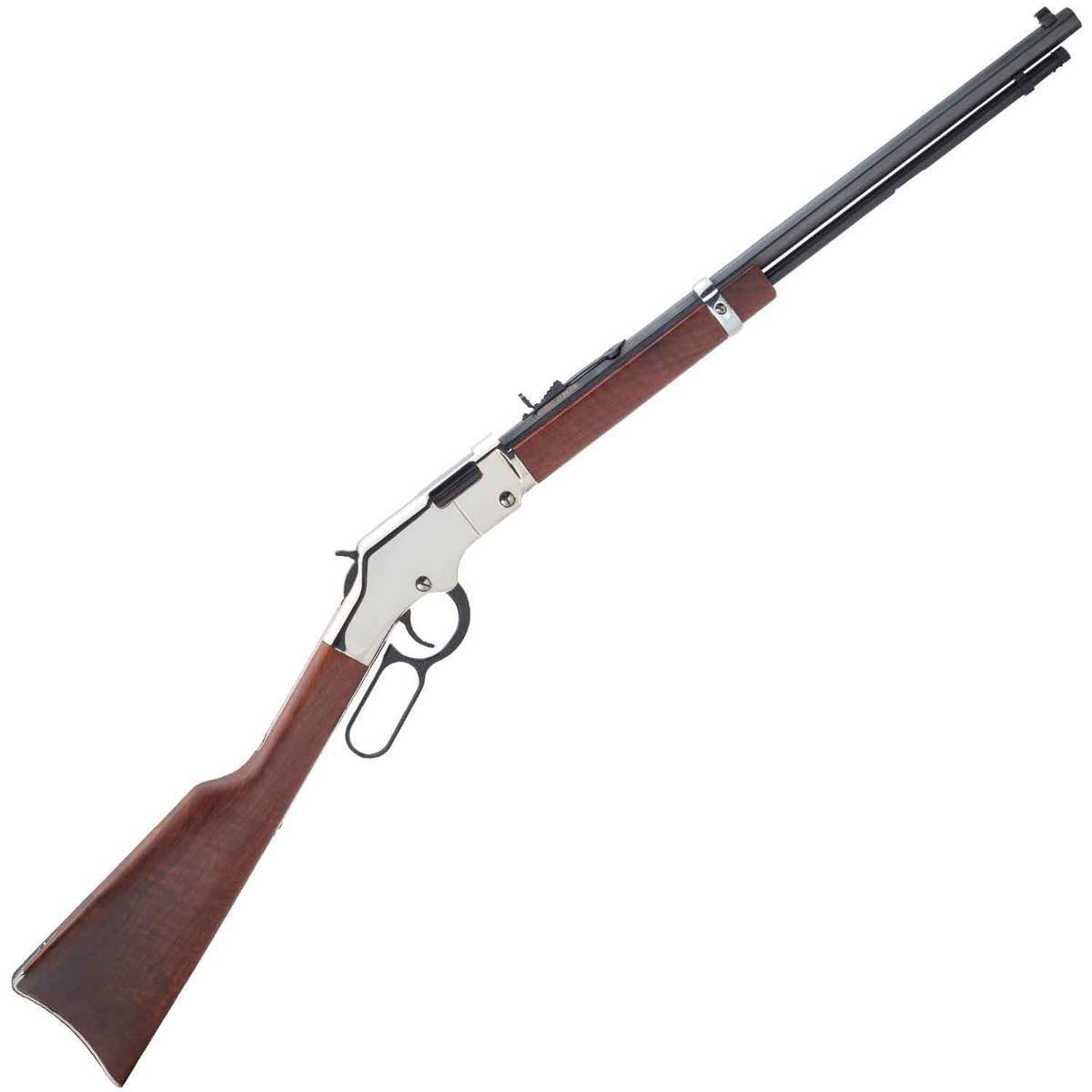 Henry Golden Boy Silver 22 WMR (22 Mag) Nickel Plated Lever Action Rifle - 20in