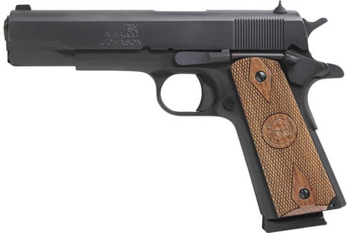 Iver Johnson Arms 1911A138 Johnson 1911A1 Standard .38 Super 5" FS Matte Wood