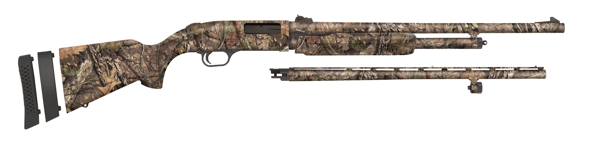MOSSBERG 500 Field/Deer Combo 20 Gauge 3" 22"/24" 6rd Pump Shotgun - Mossy Oak Obsession