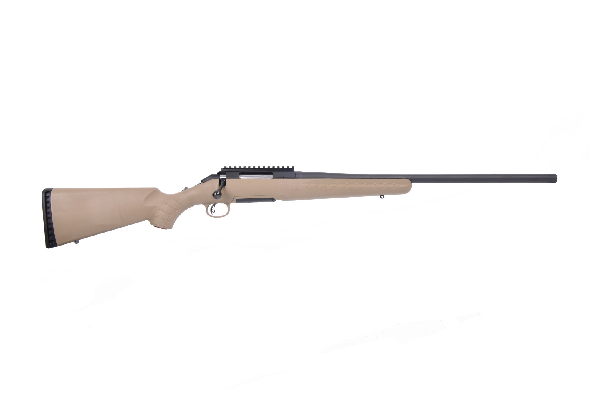 RUGER American Predator 6.5 Creedmoor 22" 4rd Bolt Rifle w/ Threaded Barrel - FDE / Black