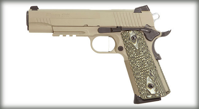 SIG SAUER 1911 SCRPN 45ACP FDE LOPro G10