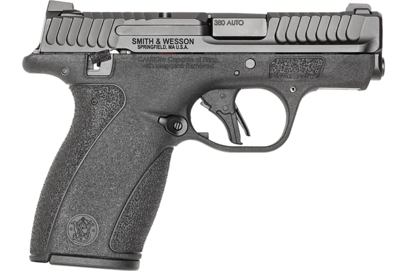 Smith & Wesson 14192 Bodyguard 2.0 Micro Frame 10+1 2.75" Black Armornite Stainless Steel Barrel & Serrated Slide, Black Armornite Polymer Frame, Textured Grip, Thumb Safety
