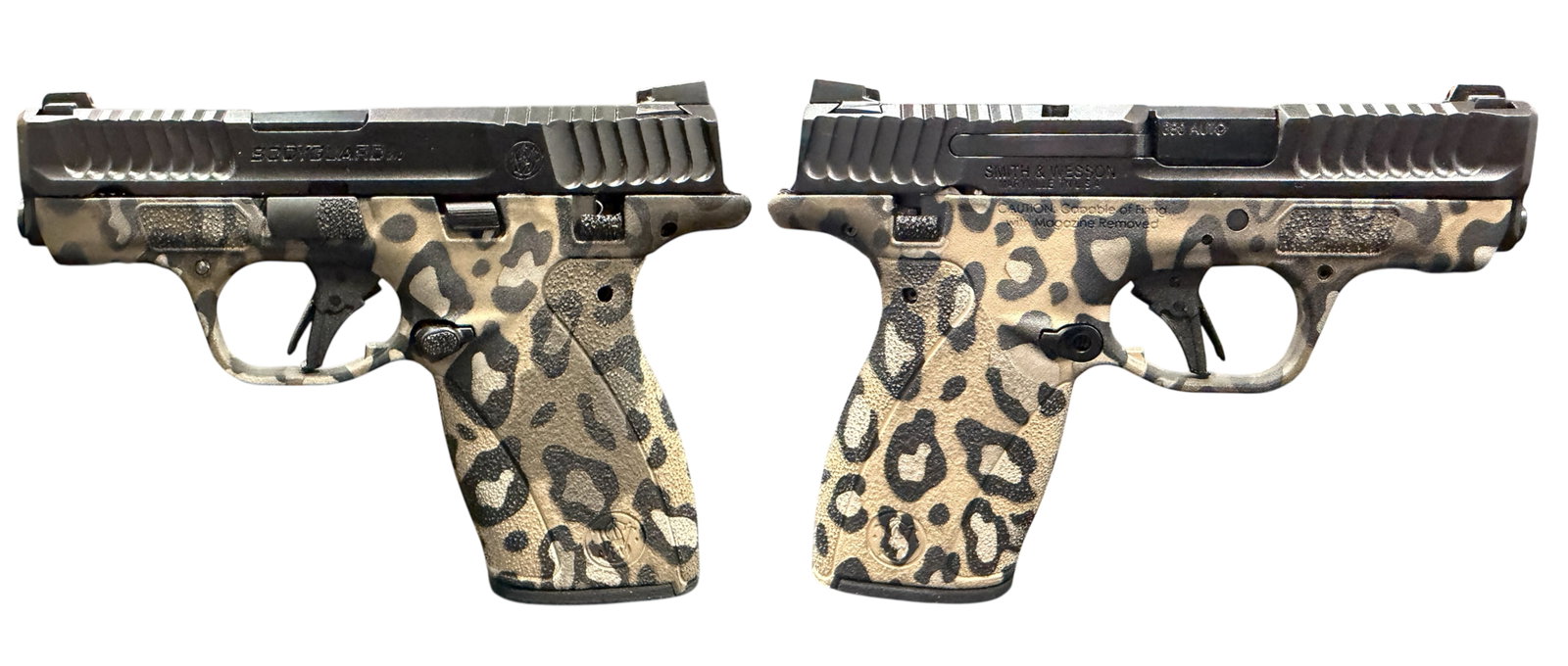 Smith & Wesson Bodyguard 2.0 Manual Safety Leopard Print .380 ACP Black Pistol