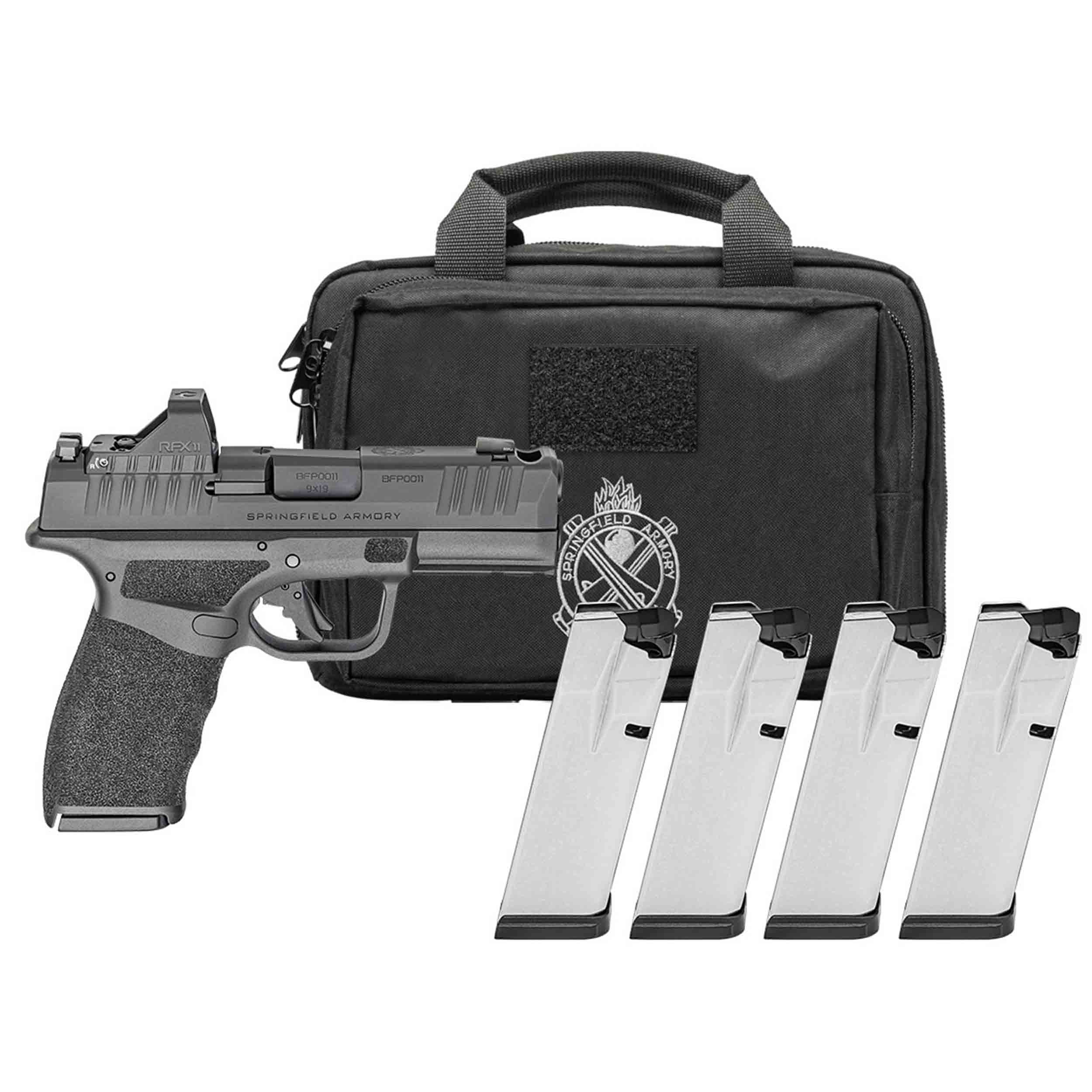 SPRINGFIELD ARMORY Firstline Hellcat Pro Compact OSP 9mm 3.7" 10rd Gear Pac - Black