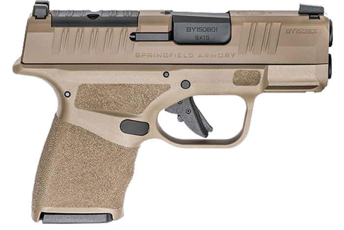 Springfield HC9319FOSP Hellcat 9MM Semi-Auto Pistol, 3" Barrel, OPRD OSP, 11 Round - FDE