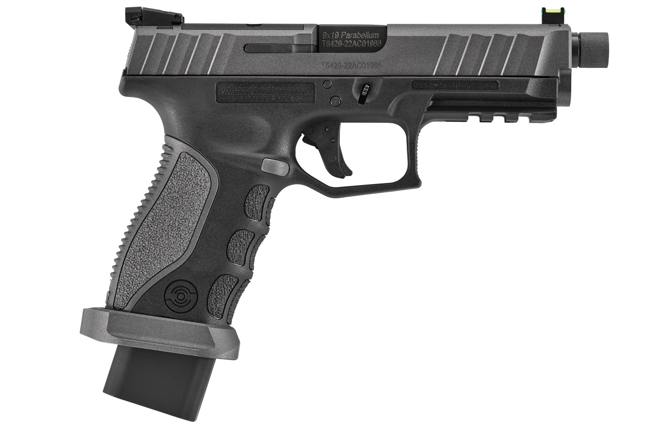 STOEGER STR-9S Combat 9mm 10rd Optic Ready Pistol w/ Threaded Barrel w/ Holster - Tungsten
